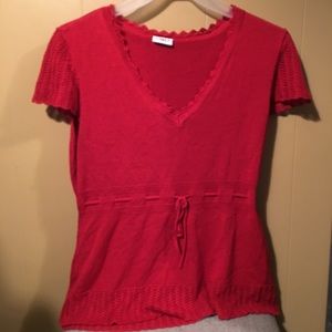 Red blouse by Cato no size tag but it was a med